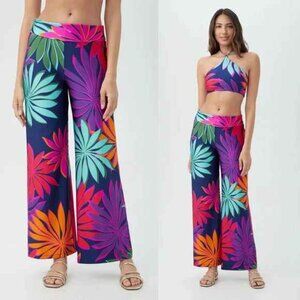 TRINA TURK Wailea Swim Cover-up Pants S~M NWT